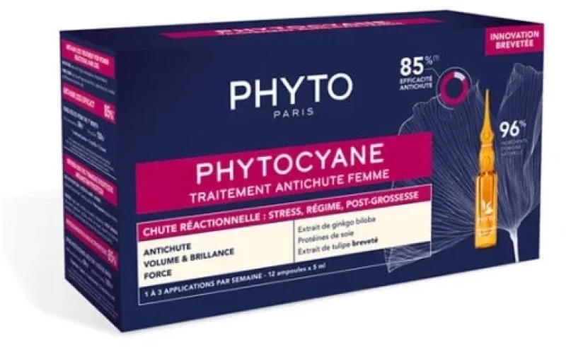 PHYTO phytocyane reactional hair loss treatment for women 12amps x 5ml