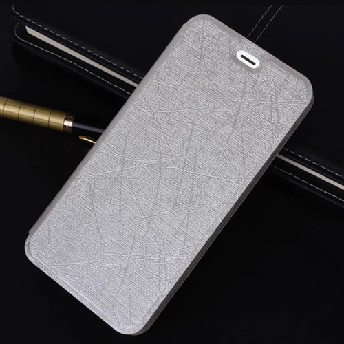 Egyptian Texture Horizontal Flip Leather Case for Lenovo A5, with Holder(Silver) (OEM)