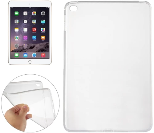 Smooth Surface TPU Case for iPad Mini 4(Transparent) (OEM)
