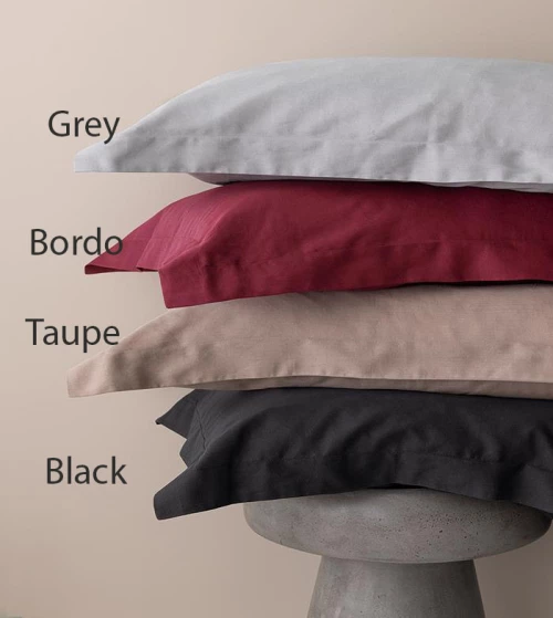 Σεντόνια Σετ Υπέρδιπλα (240x270) Posh Sateen Black βαμβακοσατέν Palamaiki