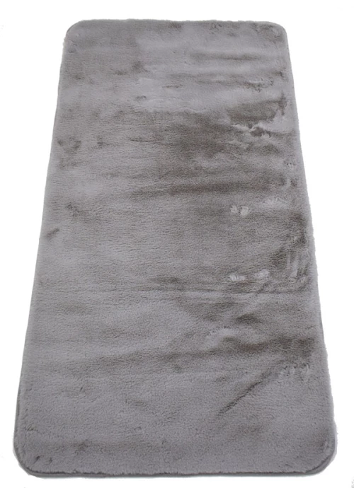 Χαλί Στρογγυλό 160x160 Super Fluffy Light Grey Eurofil