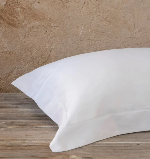 Παπλωματοθήκη βαμβακοσατέν Υπέρδιπλη (220x240) Superior Satin White nima