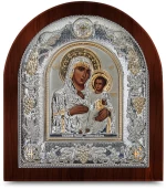 Ασημένια εικόνα ΙΕΡΟΣΟΛΥΜΙΤΙΣΣΑ  15x13cm