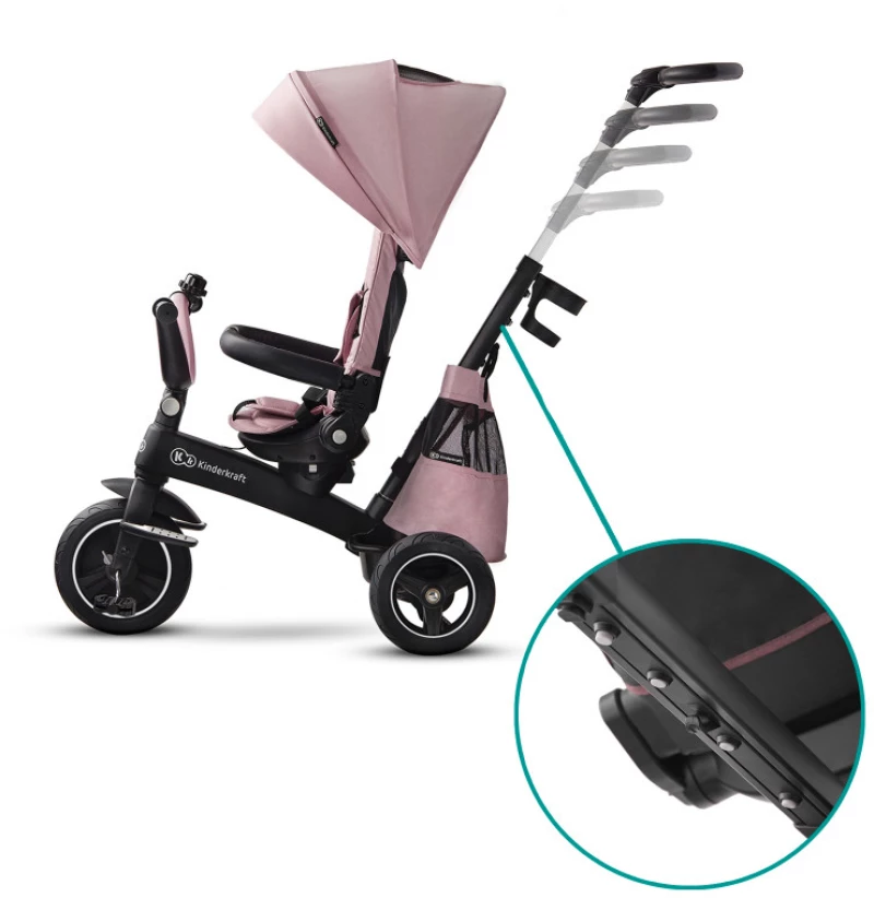 Τρίκυκλο Ποδήλατο EASYTWIST Kinderkraft Pink