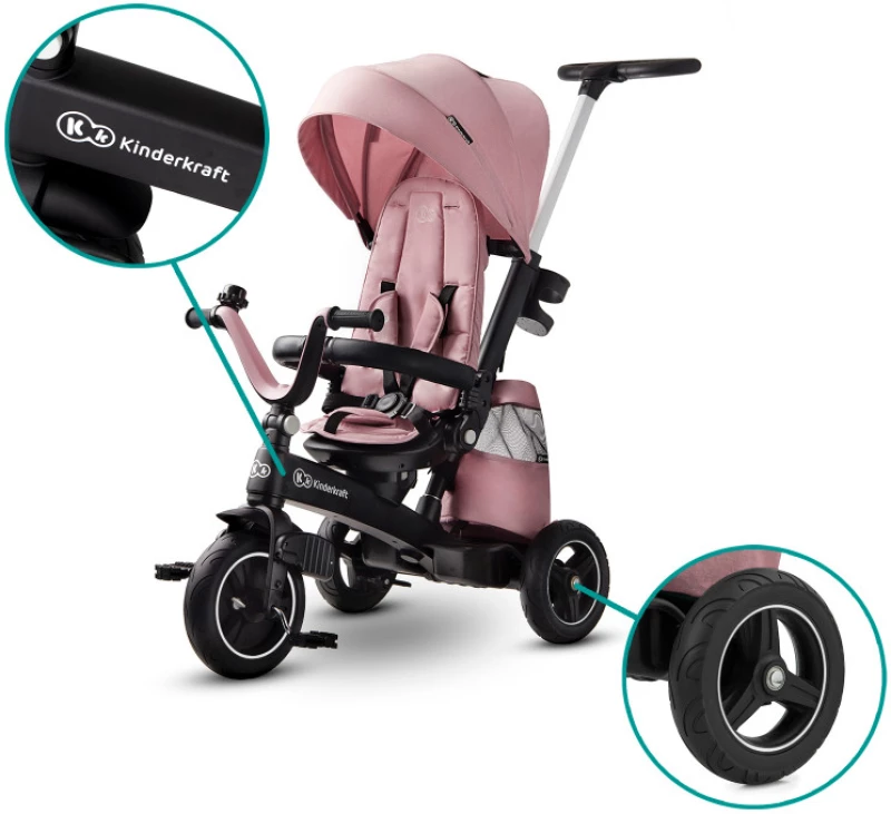 Τρίκυκλο Ποδήλατο EASYTWIST Kinderkraft Pink