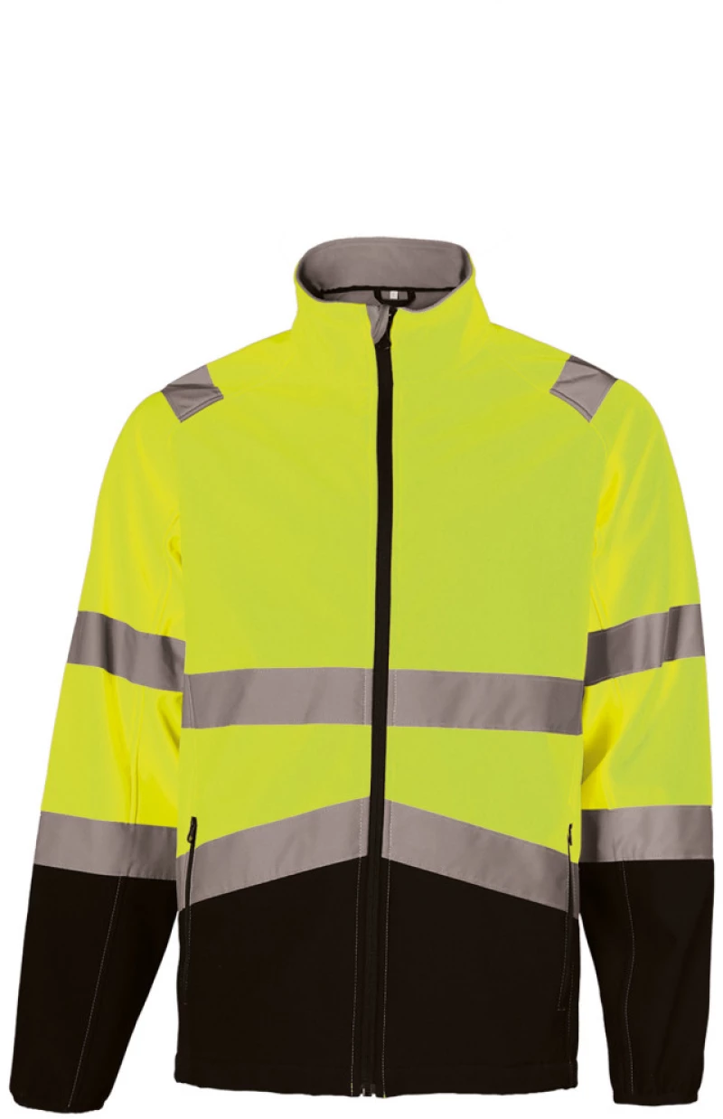 Αδιάβροχο Μπουφάν Εργασίας Κίτρινο - Nobel Hi-Vis Softshell Yellow