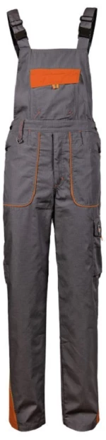 Φόρμα Εργασίας Άνοιξη-Καλοκαίρι Γκρι - Prisma Summer Bib Pants Grey Orange