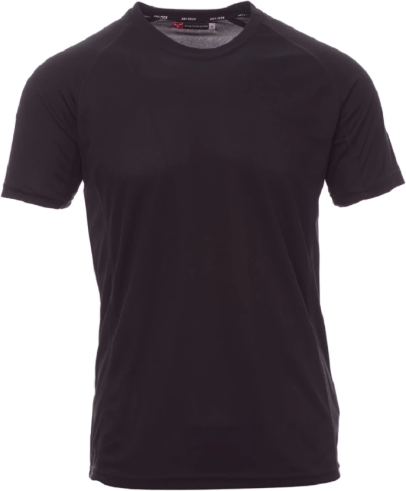 T-Shirt Dry-Tech Εργασίας Άθλησης Μαύρο - Payper Runner T-Shirt Black