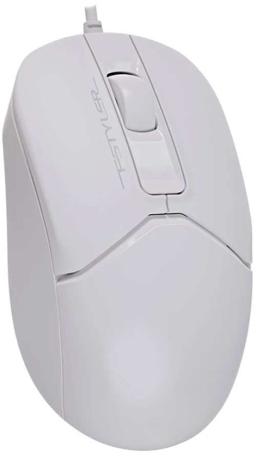 A4 TECH FSTYLER ΕΝΣΥΡΜΑΤΟ ΠΟΝΤΙΚΙ FM12S WIRED MOUSE 1200 DPI ΑΘΟΡΥΒΟ CLICK WHITE GR