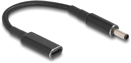 POWERTECH καλώδιο τροφοδοσίας CAB-UC072, USB-C σε Dell 4.5x3.0mm, μαύρο