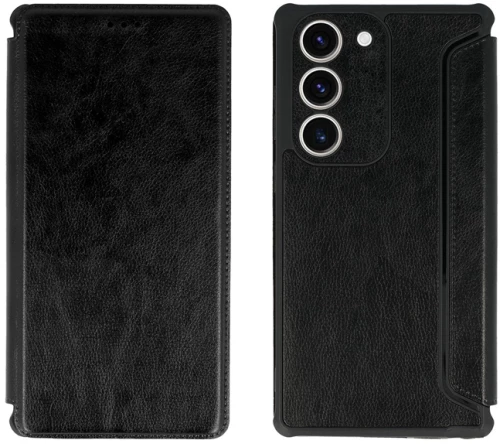 POWERTECH θήκη Razor Leather MOB-1913 για Samsung Galaxy S23 Plus, μαύρη