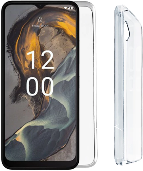 VOLTE-TEL ΘΗΚΗ NOKIA C22 6.5" SLIMCOLOR AIR TPU CAMERA GUARD ΔΙΑΦΑΝΗ