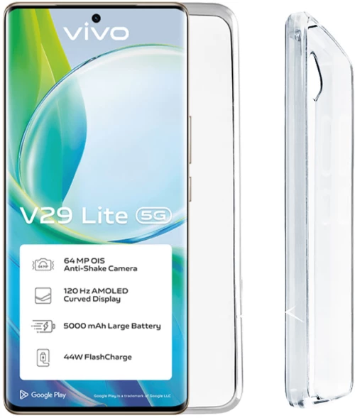 VOLTE-TEL ΘΗΚΗ VIVO V29 LITE 5G 6.78" SLIMCOLOR AIR TPU CAMERA GUARD ΔΙΑΦΑΝΗ