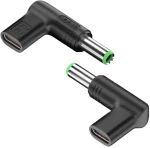 POWERTECH αντάπτορας τροφοδοσίας YX-18, USB-C σε Toshiba 6.3x3mm, μαύρος
