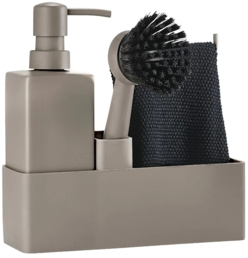 Zone 28078 Dispenser Κουζίνας Σετ/4 Τεμάχια 19x6x20.5εκ., Taupe