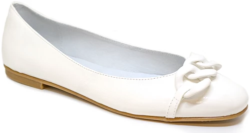Bigshoes GA1139-02 Μπαλαρίνα Λευκή