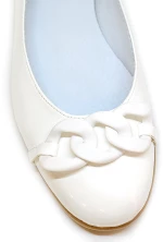 Bigshoes GA1139-02 Μπαλαρίνα Λευκή