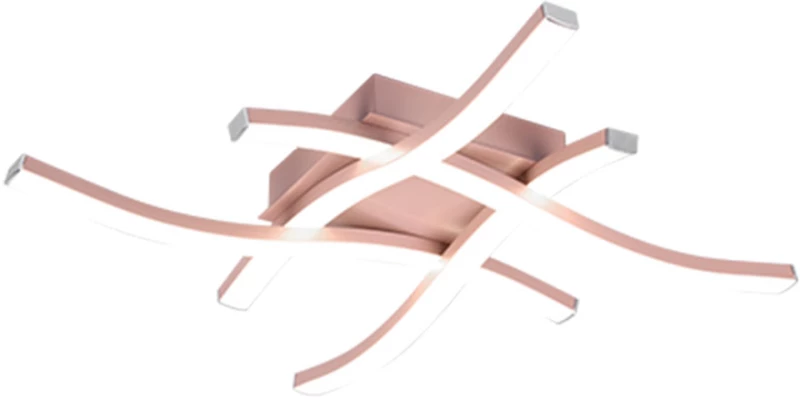 Φωτιστικό Οροφής RL Lighting Route R62474499 Roze Gold 4000K
