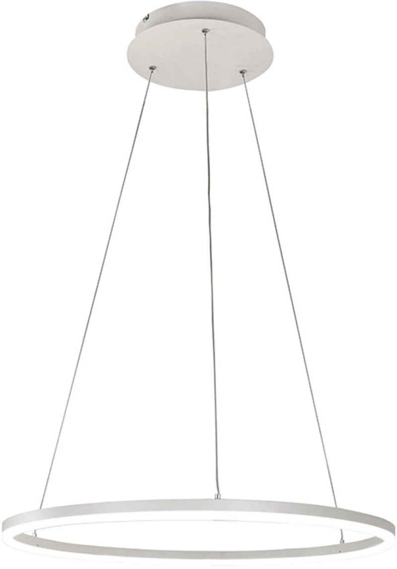 Φωτιστικό Κρεμαστό Fabas Luce Giotto 3508-42-102 Λευκό (4000K)