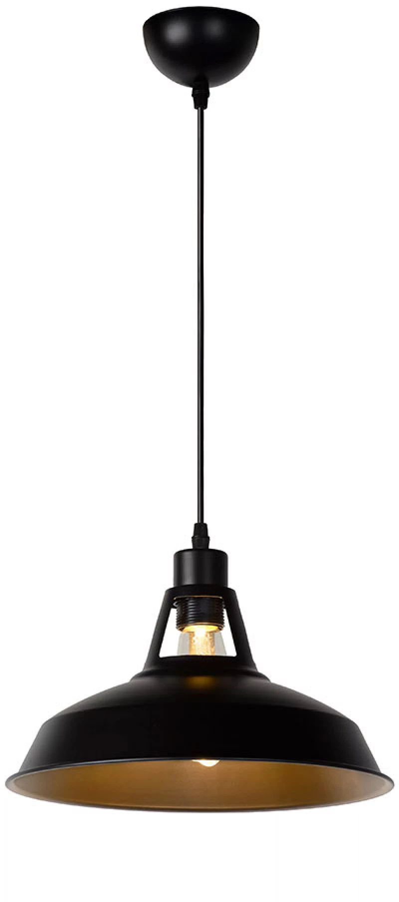 Φωτιστικό Κρεμαστό Lucide Brassy-Bis 43401-31-30 Μαύρο