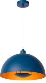 Φωτιστικό Κρεμαστό Lucide Siemon 45496-01-35 Πετρόλ