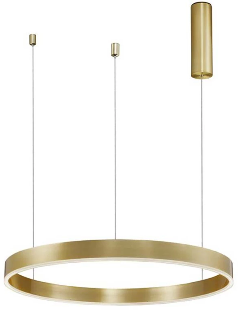 Φωτιστικό Κρεμαστό Sole Luce Motif 2060460919 Χρυσό Ματ - Dimmable