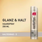 Wella Wellaflex Shiny Hold Ultra Strong Hairspray No5 250ml