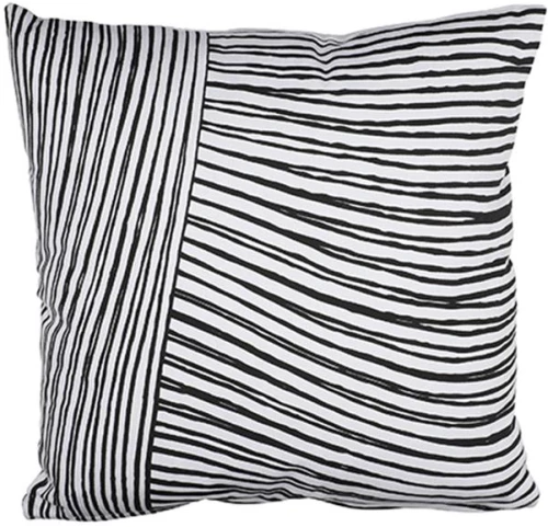 Μαξιλάρι stripes μαύρο 45Χ45