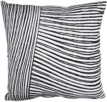 Μαξιλάρι stripes μαύρο 45Χ45