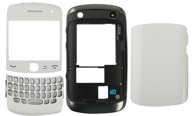 Full Housing Cover for BlackBerry Curve 9360, White (Version)(White) (OEM)