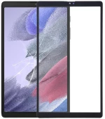 For Samsung Galaxy Tab A7 Lite SM-T225 LTE Front Screen Outer Glass Lens with OCA Optically Clear Adhesive (Black) (OEM)