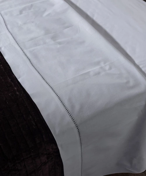 ΧΕΙΡΟΠΟΙΗΤΟ ΣΕΝΤΟΝΙ ΜΕ ΑΖΟΥΡ ΝΧ46  (180CM X 250CM) ΛΕΥΚΟ Silk Fashion