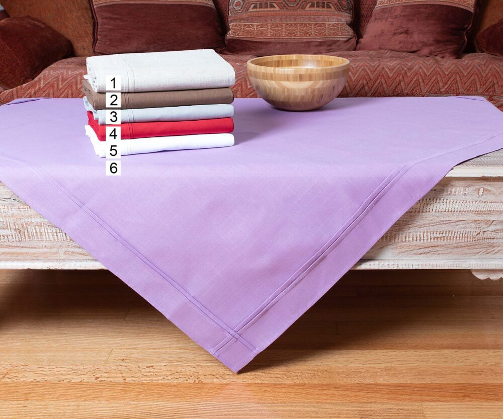 τραπεζομάντηλα (160cm x 220cm) πιέτα γκρι Silk Fashion