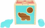 Tooky Toys® Κύβος με Σχήματα από Ξύλο για 12+ Μηνών