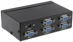 FJ-2504A 4 Port VGA Video Splitter High Resolution 1920 x 1440 Support 250MHz Video Bandwidth (OEM)