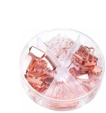 DELI ΠΙΑΣΤΡΑ/ΚΑΡΦΙΤΣΑ/ΣΥΝΔΕΤΗΡΑΣ 72τεμ. Rose Gold