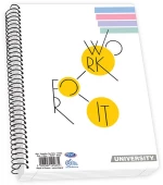 ΤΕΤΡΑΔΙΟ ΣΠΙΡΑΛ SUPER UNIVERSITY 17X25 cm 3 ΘΕΜΑΤΑ SKAG