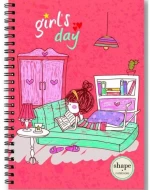 SHAPE ΤΕΤΡΑΔΙΟ ΣΠΙΡΑΛ 17X25cm GIRLS LIFE 2 ΘΕΜΑΤΑ