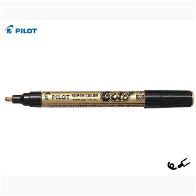 PILOT ΜΑΡΚΑΔΟΡΟΣ ΑΝΕΞΙΤΗΛΟΣ  S.COLOR MEDIUM ΧΡΥΣΟ