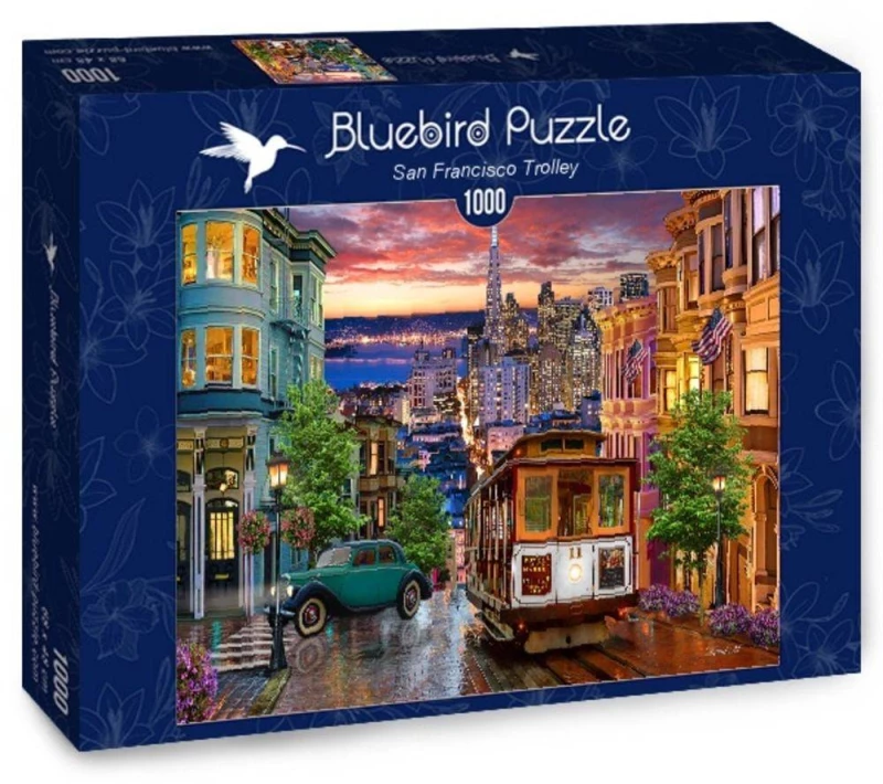 70512-P- Bluebird Puzzle- San Francisco Trolley 1000τεμ.