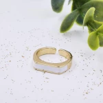 Δαχτυλίδι White Bright Enamel