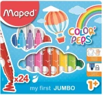 846222 ΜΑΡΚΑΔΟΡΟΙ COLOR PEPS MAXI X24 ΧΑΡΤ ΣΥΣΚ
