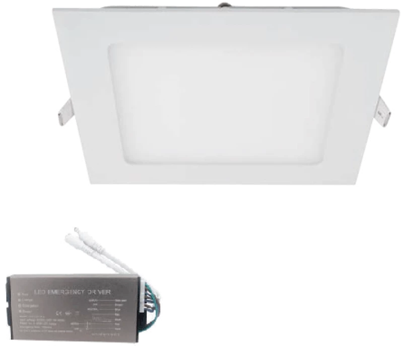 STELLAR LED ΠΑΝΕΛ ΤΕΤΡΑΓΩΝΟ ΧΩΝΕΥΤΟ 18W 6500K+ ΚΙΤ ΑΣΦΑΛΕΙΑΣ