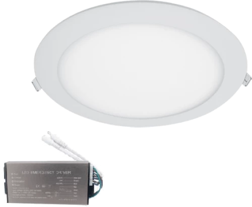 STELLAR LED ΠΑΝΕΛ ΣΤΡΟΓΓΥΛΟ ΧΩΝΕΥΤΟ 24W 2700K+ ΚΙΤ ΑΣΦΑΛΕΙΑΣ