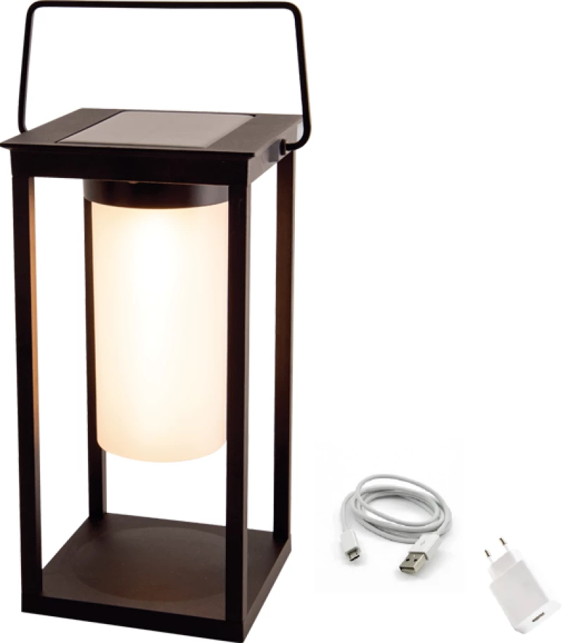 LED SMD TABLE SOLAR BATTERY LUMINAIRE 3W 150LM 180° 3.000K DARK GREY CRI80 IP54