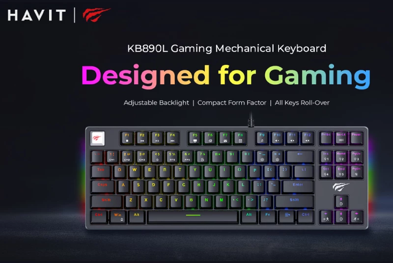 Gaming πληκτρολόγιο - Havit KB890L RGB