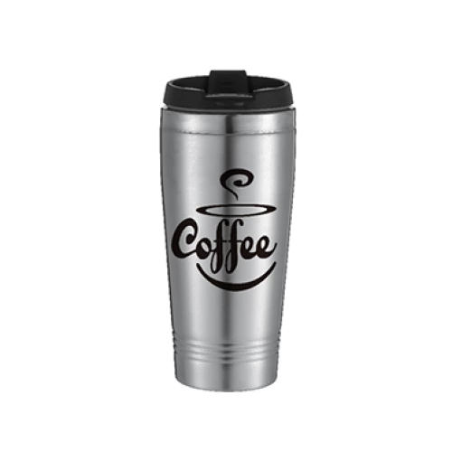 Ποτήρι Θερμός "Coffee" Ασημί 450ml "Sidi Home