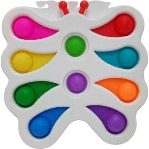 POP IT FIDGET  ΠΑΛΕΤΑ ΠΕΤΑΛΟΥΔΑ ΑΣΠΡΗ