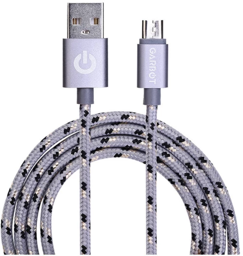 Garbot Grab&Go USB cable 1 m USB A Micro-USB B Silver