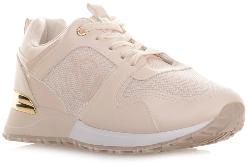 Μπεζ Γυναικεία Sneakers Famous